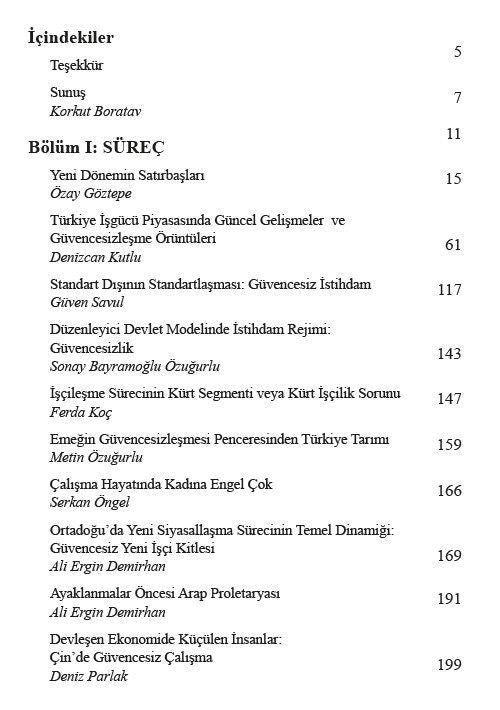 Güvencesizleştirme: Süreç, Yanılgı, Olanak