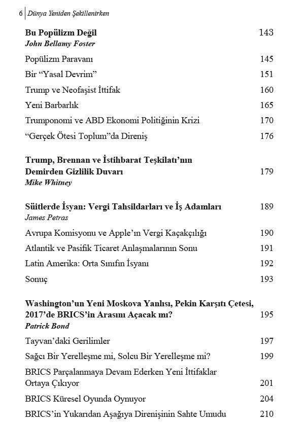 Dünya Yeniden Şekillenirken
