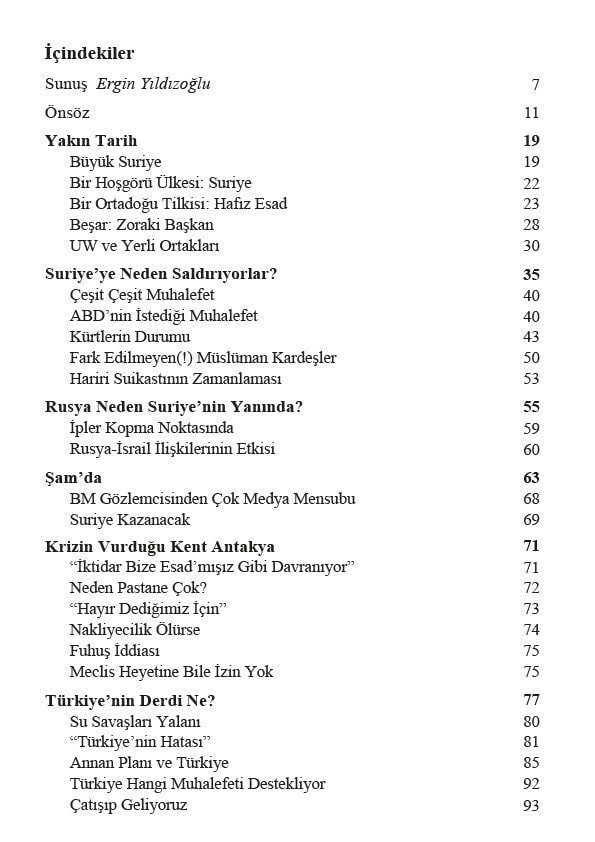 Suriye Denklemi