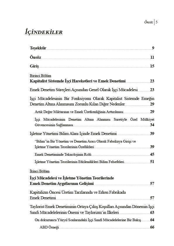 Emeğin Prokrustes Yatağı Sınıf Mücadelesi ve Emek Denetimi