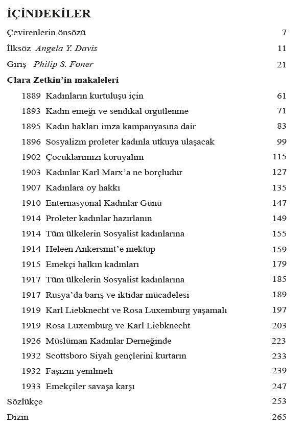 Clara Zetkin: Seçme Yazılar