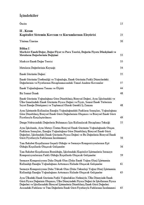 Kapital Güncel Bir Yorum Cilt 2