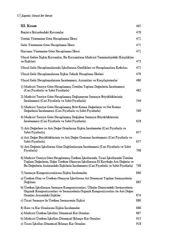 Kapital Güncel Bir Yorum Cilt 2