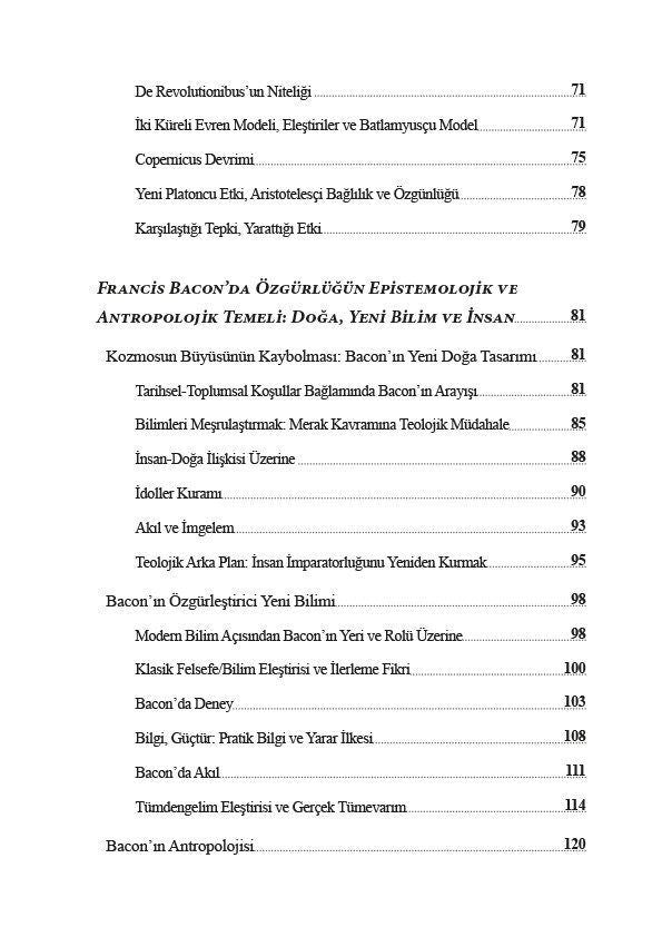 Antik Yunan'dan Modern Zamanlara Doğa, Bilim, Özgürlük