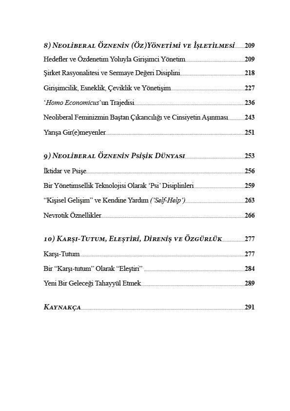 Neoliberal İktidar ve Özne - Foucault’nun İzinde Güncel Bir İnceleme