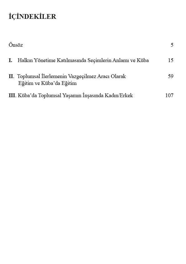 Üç Açıdan Küba - Politik Katılım, Eğitim, Kadın/Erkek