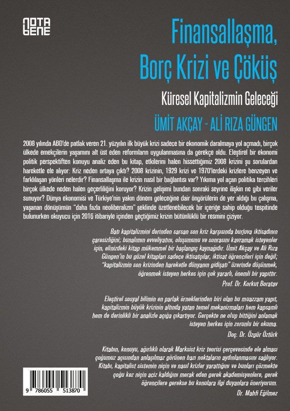 Finansallaşma, Borç Krizi ve Çöküş - Küresel Kapitalizmin Geleceği