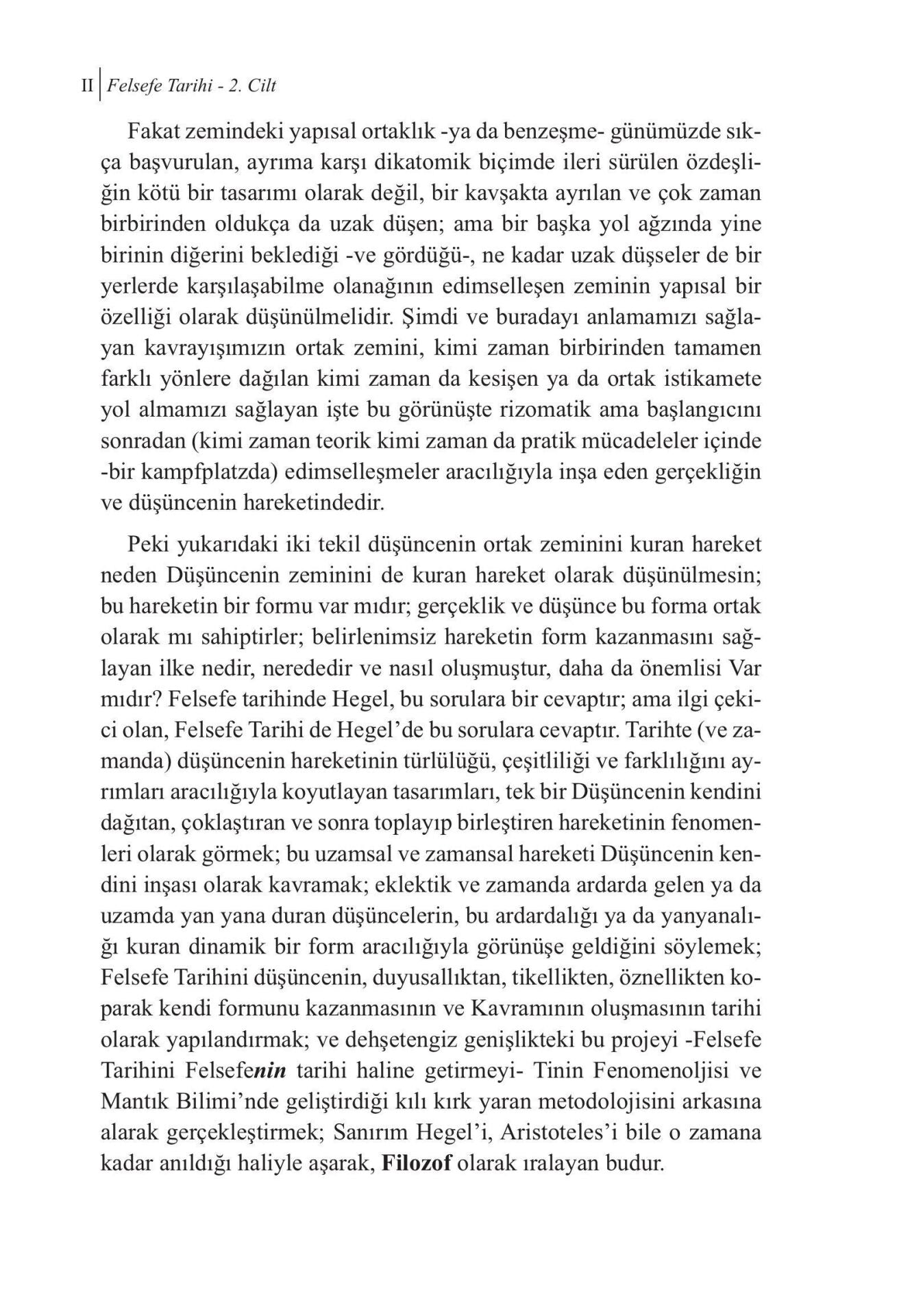 Felsefe Tarihi 2.Cilt: Platon'dan Orta Çağ Felsefesine