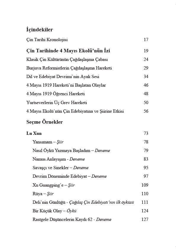 Modern Çin Edebiyatının Öyküsü