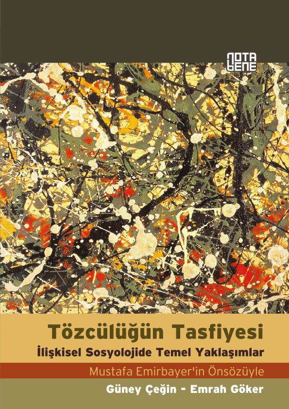 Tözcülüğün Tasfiyesi İlişkisel Sosyolojide Temel Yaklaşımlar