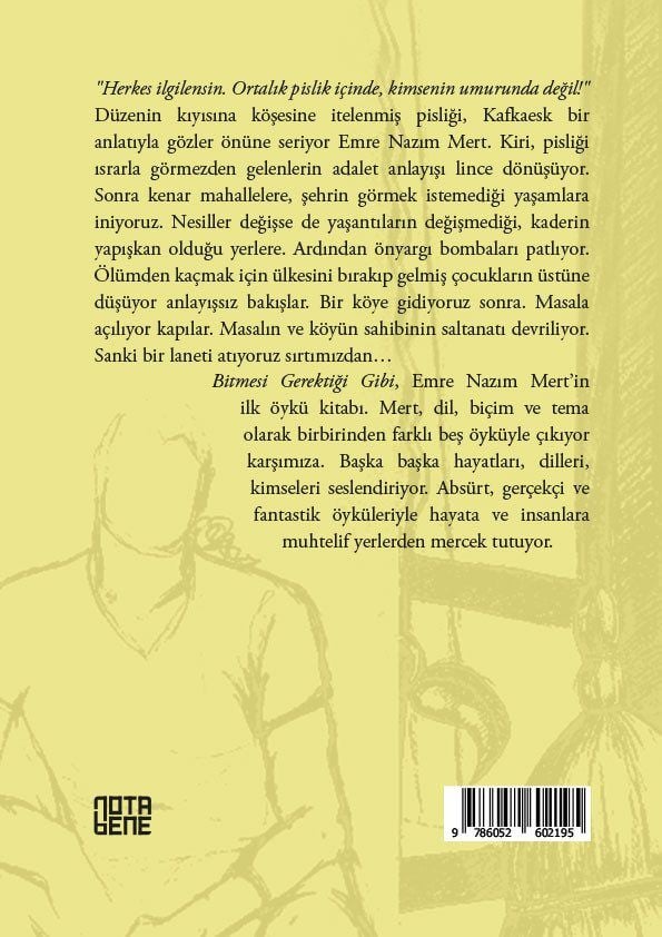 Bitmesi Gerektiği Gibi