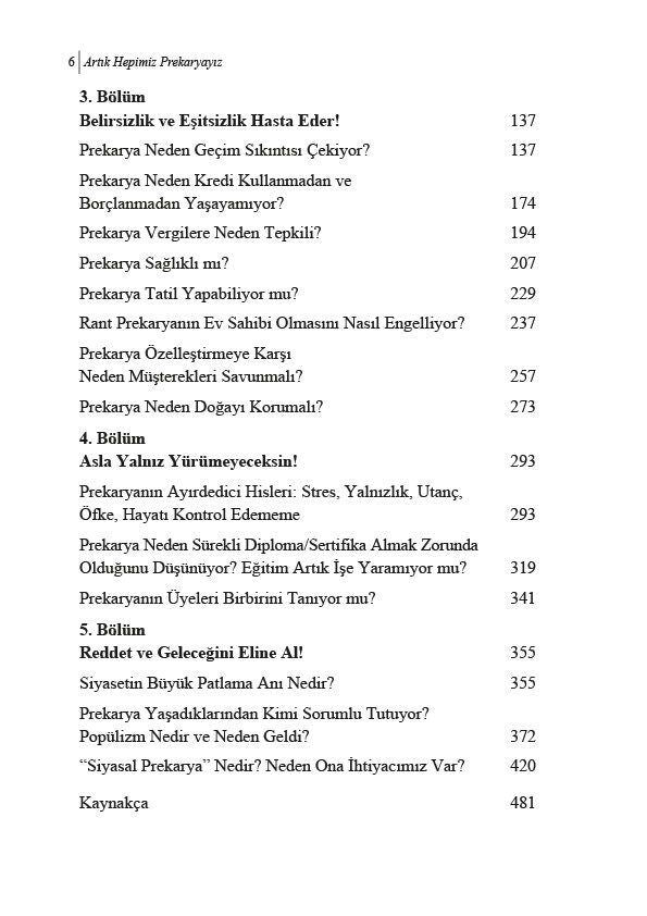 Artık Hepimiz Prekaryayız