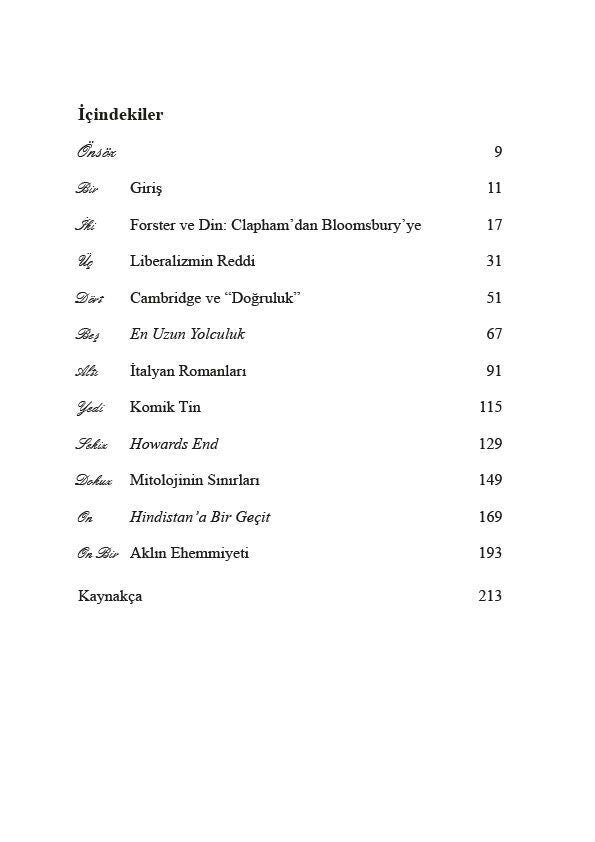 E.M. Forster’da Hümanizmin Tehlikeleri