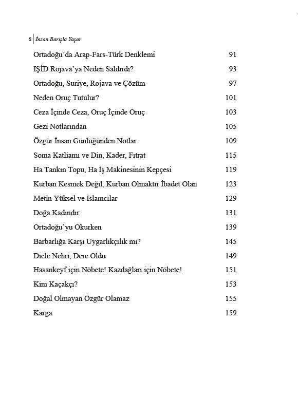 İnsan Barışla Yaşar