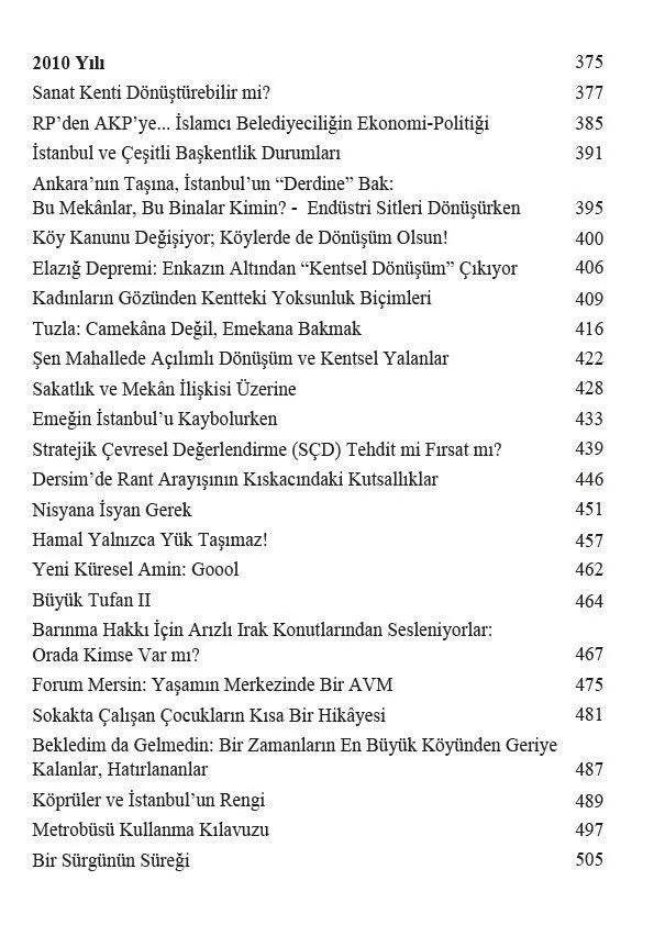 Kentleri Savunmak - Mekan Toplum ve Siyaset Üzerine