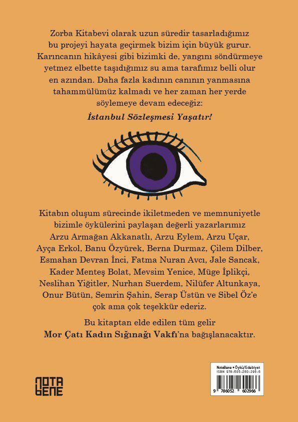 Kirpiğin Düşmesin Yere - Mor Öyküler