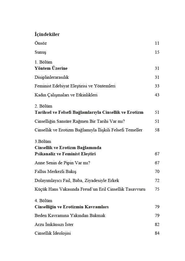 Feminist Okumalar Cumhuriyet’ten Günümüze Edebiyatta Cinsellik ve Erotizm