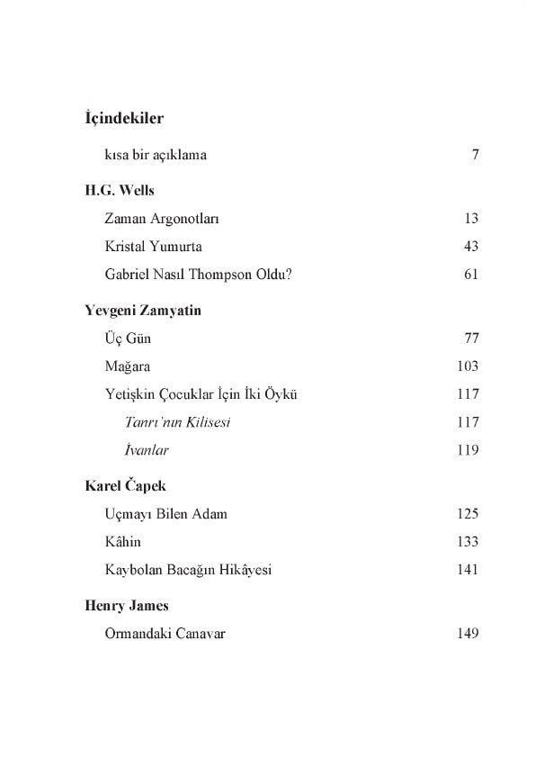Kaç Rüyadır Uçamayanlara - H.G. Wells, Y. Zamyatin, K.Capek ve H. James’ten Öyküler