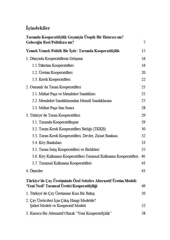 21. Yüzyıl Türkiye’sinde Tarım ve Kooperatifler - Teori, Pratik, Vizyon