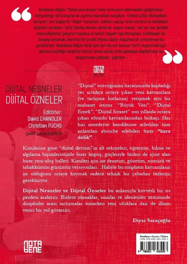 Dijital Nesneler, Dijital Özneler - Büyük Veri Çağında Kapitalizm, Emek ve Siyaset Üzerine Disiplinlerarası Yaklaşımlar