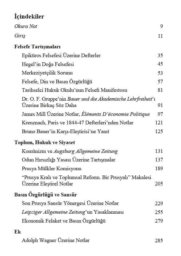 Genç Düşünceler 1838-1845