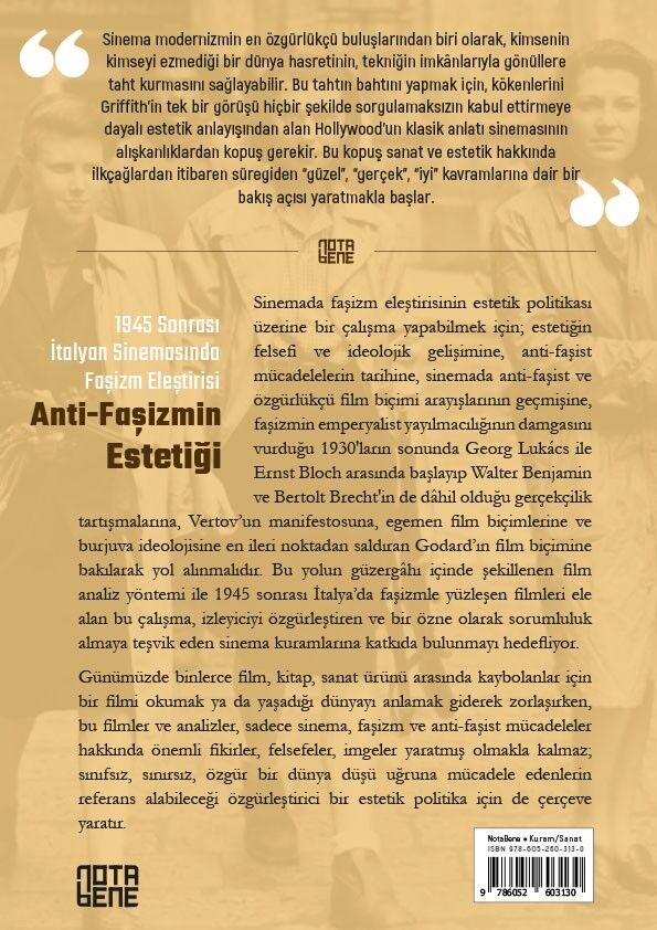 Anti-Faşizmin Estetiği - 1945 Sonrası İtalyan Sinemasında Faşizm Eleştirisi