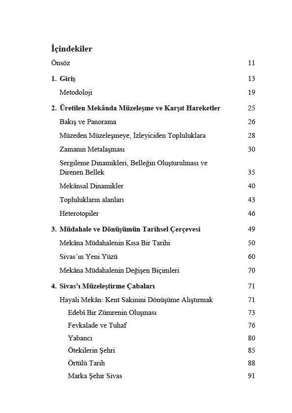 Yeniden Üretilen Mekânlar - Sivas’ta Anı, Anıt ve Öteki Mekân
