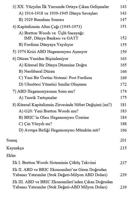 Hegemonya İlişkilerinin Dünü, Bugünü ve Geleceği