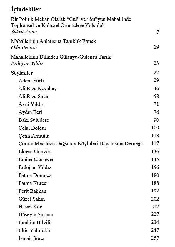 Kendi Sesinden Gülsuyu - Gülensu