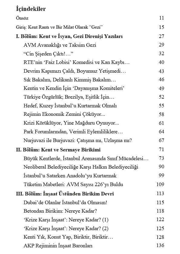 Kent Kapital ve Gezi Direnişi