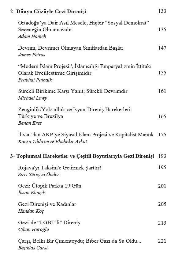 Gezi Direnişi Üzerine Düşünceler