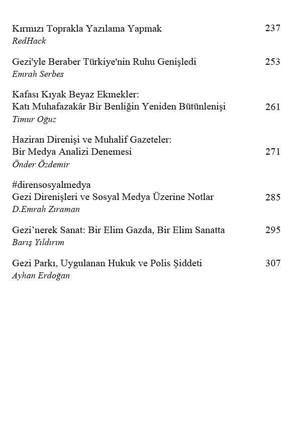 Gezi Direnişi Üzerine Düşünceler