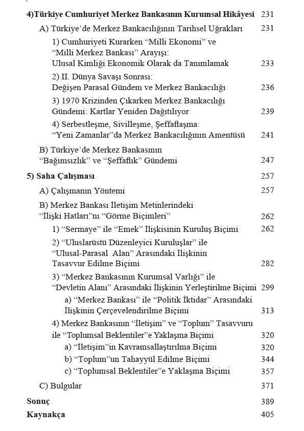 Paranın Toplumsal Yeniden Üretimi - Merkez Bankası İletişim Politikaları