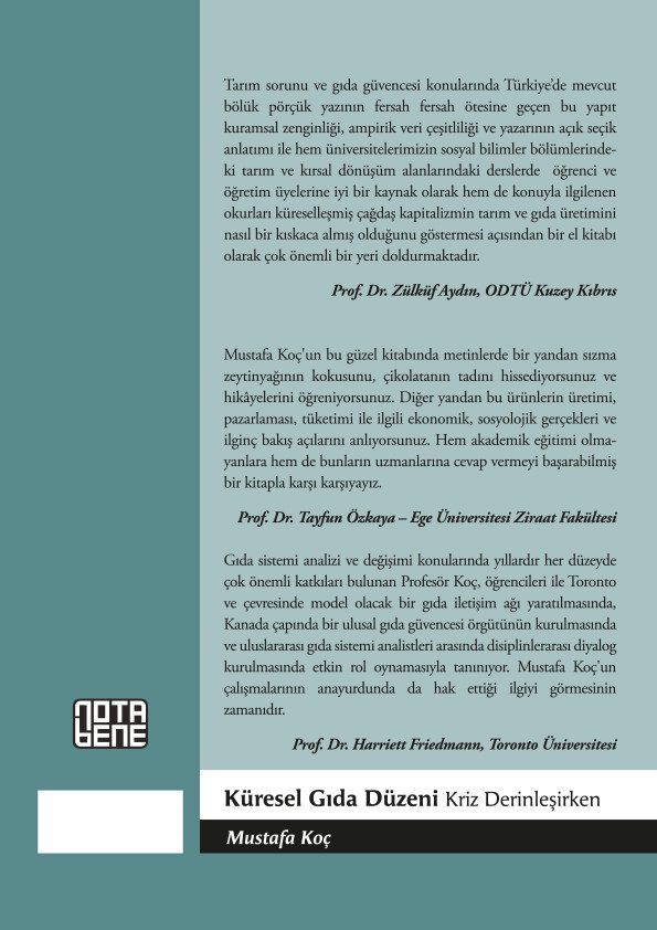 Küresel Gıda Düzeni - Kriz Derinleşirken