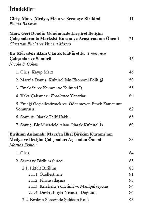Marx Geri Döndü - Medya, Meta ve Sermaye Birikimi