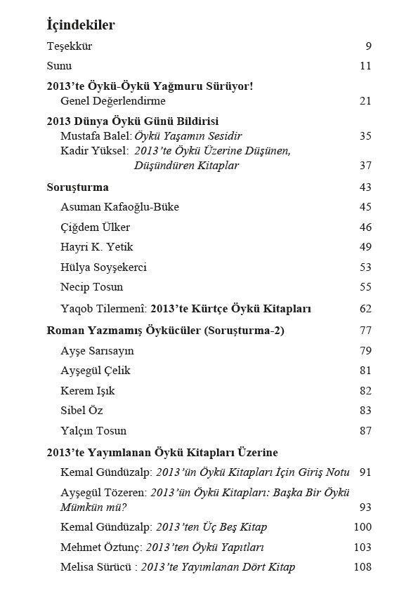 2013 Öykü Yıllığı - Öykü Yağmuru 2