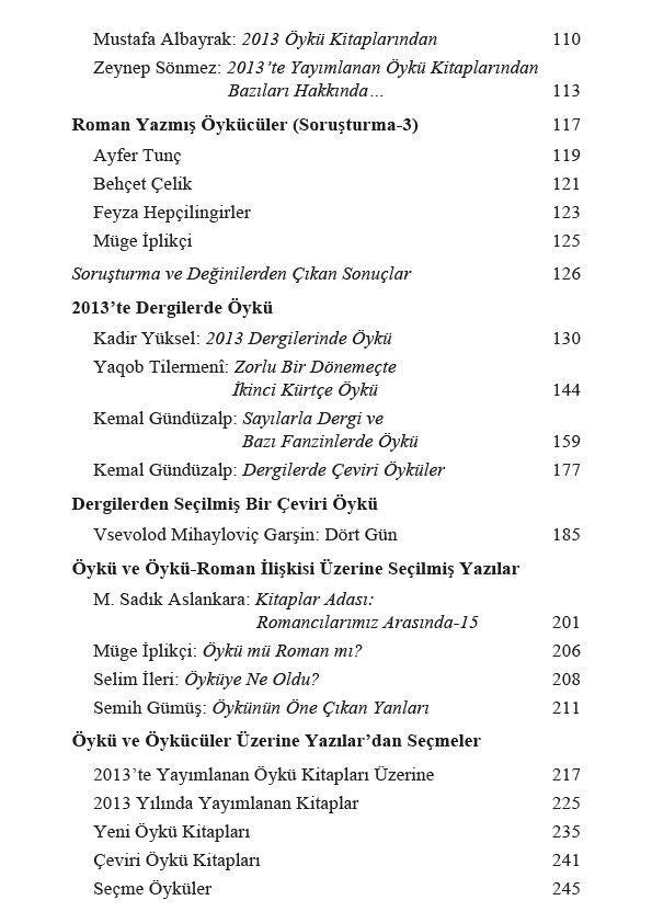 2013 Öykü Yıllığı - Öykü Yağmuru 2