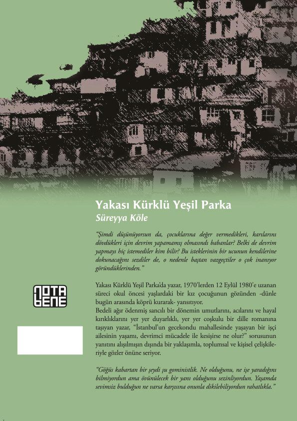 Yakası Kürklü Yeşil Parka
