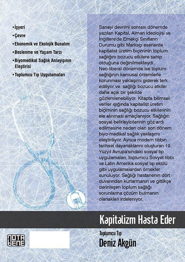 Kapitalizm Hasta Eder - Toplumcu Tıp