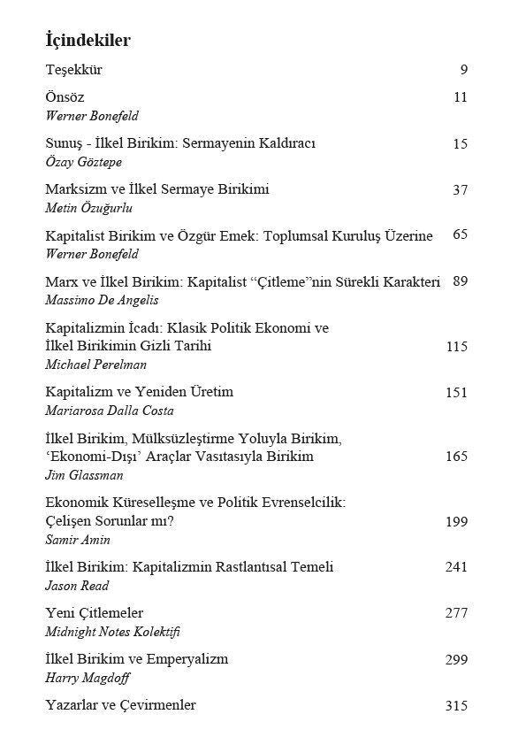 İlkel Birikim - Sermayenin Kaldıracı
