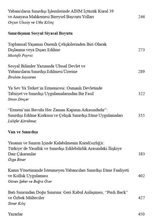 Sınır ve Sınırdışı