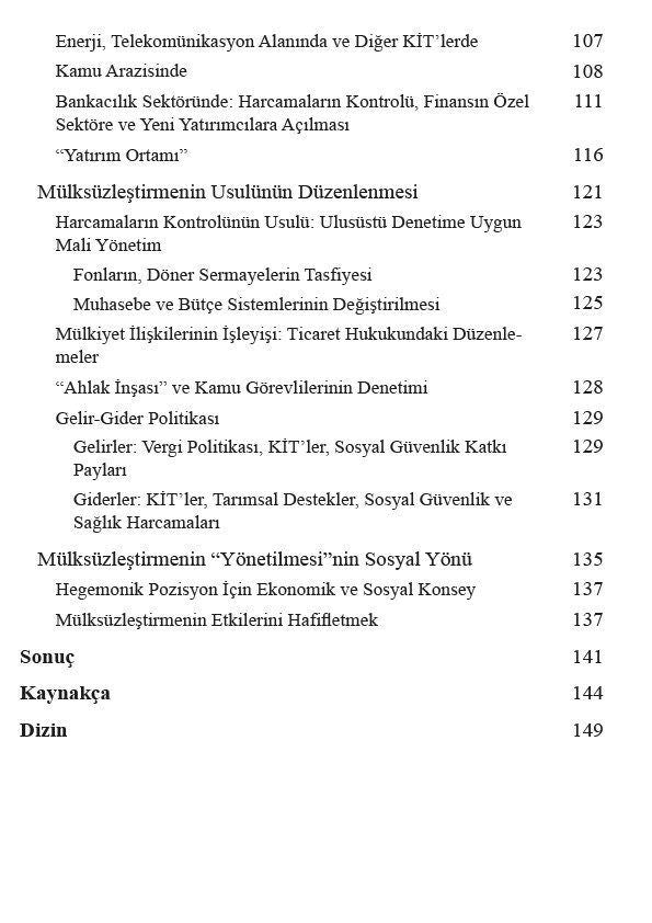 Mülksüzleştirmenin Yönetimi - 2000'lerde Türkiye'de Devlet ve Kamu Yönetimi