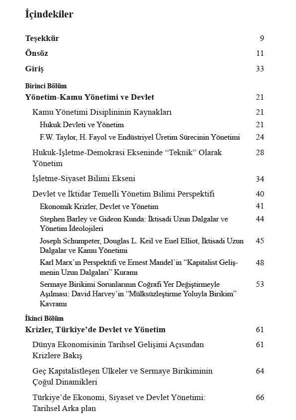 Mülksüzleştirmenin Yönetimi - 2000'lerde Türkiye'de Devlet ve Kamu Yönetimi