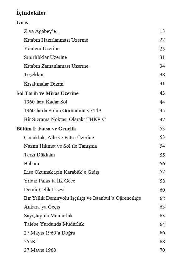 Ziya Yılmaz - TİP'ten THKP-C'ye Fatsa'dan Türkiye'ye