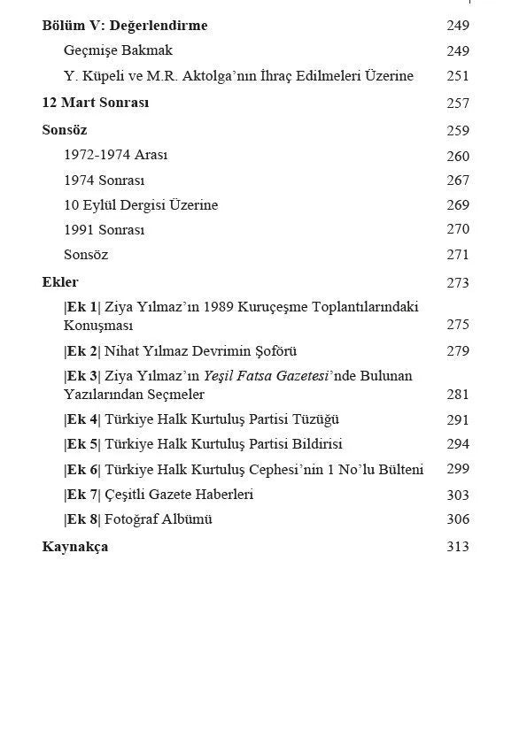Ziya Yılmaz - TİP'ten THKP-C'ye Fatsa'dan Türkiye'ye