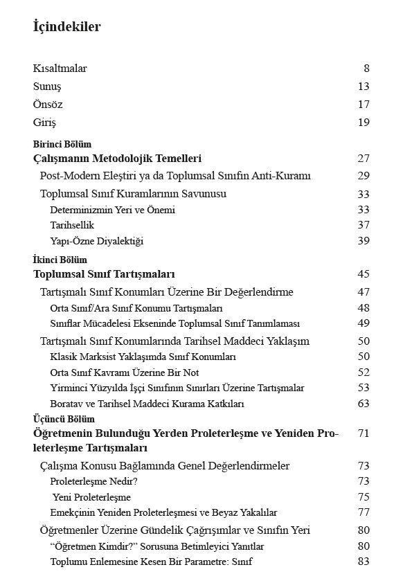 Türkiye'de Öğretmen Olmak - Emek Süreci ve Yeniden Proleterleşme