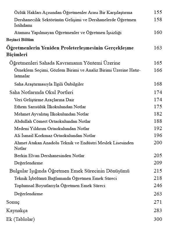 Türkiye'de Öğretmen Olmak - Emek Süreci ve Yeniden Proleterleşme
