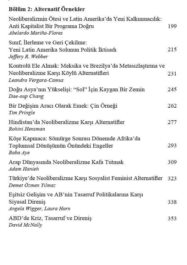 Kutuplaştıran Kalkınma - Neoliberalizme Karşı Alternatifler ve Kriz
