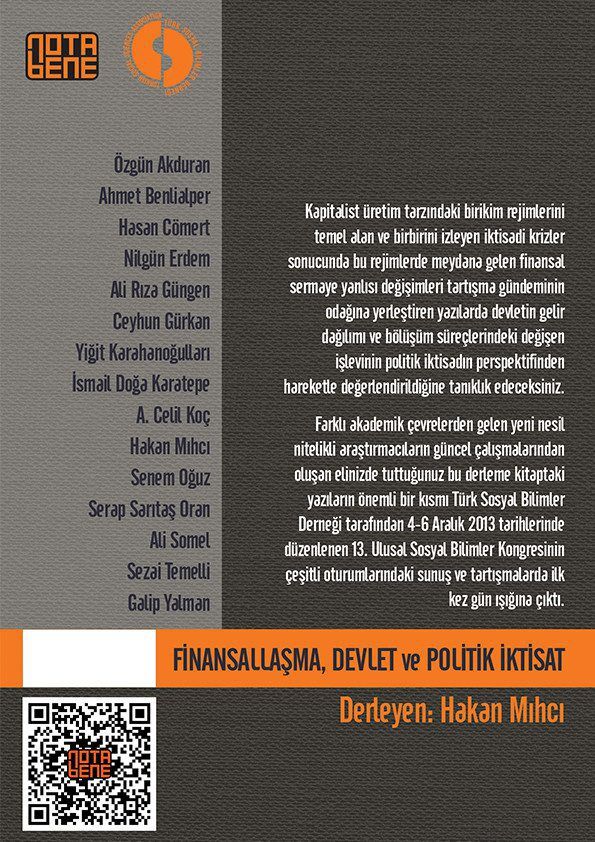 Finansallaşma, Devlet ve Politik İktisat