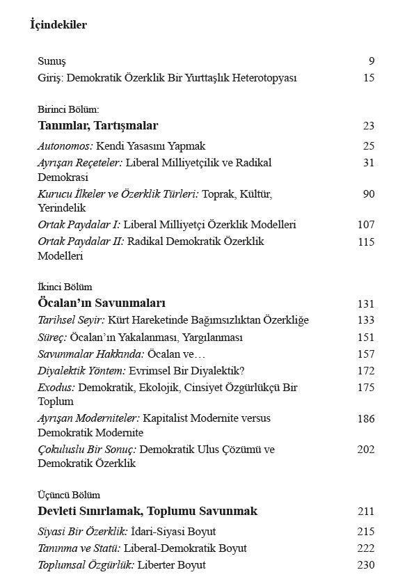 Demokratik Özerklik - Bir Yurttaşlık Heterotopyası